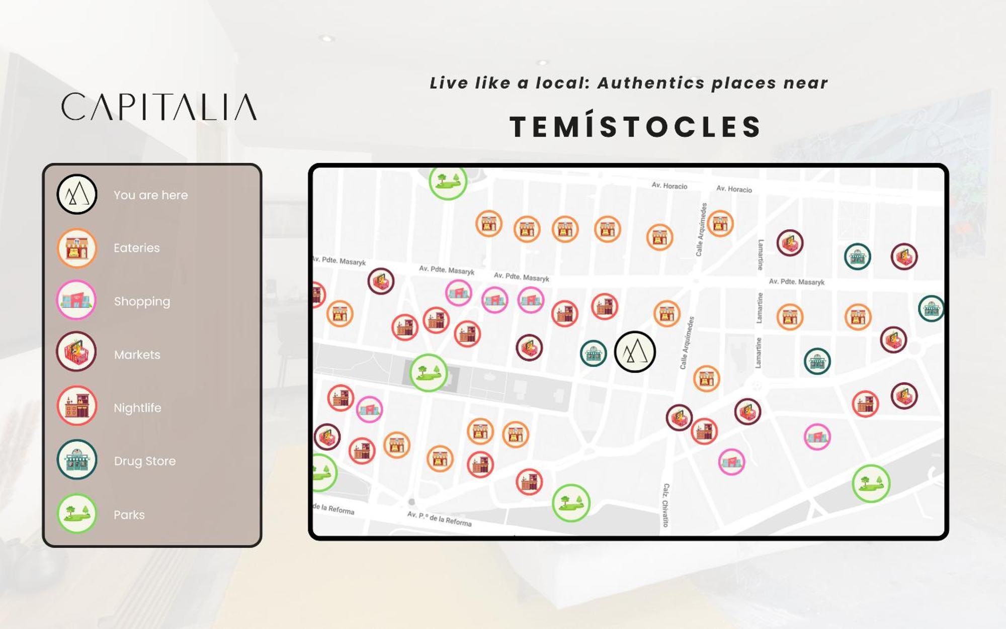 Capitalia - Luxury Apartments - Temistocles 40 Mexikóváros Kültér fotó